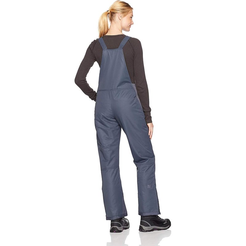 Arctix Women's Essential Insulated Bib Overalls, Steel, Small Tall - Image 2